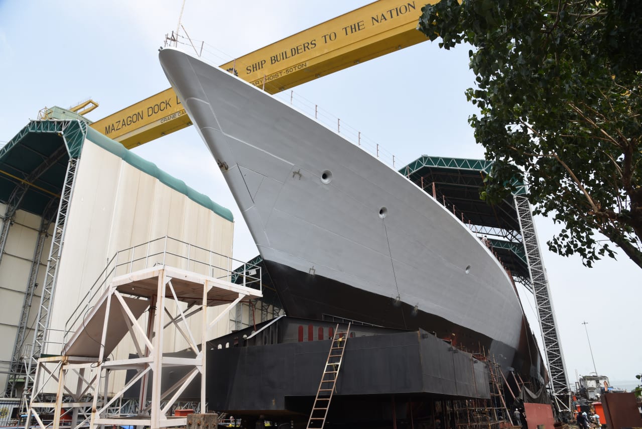 Mazgaon Dock Shipbuilders Warship ‘Taragiri’ To Be Launched On Sunday